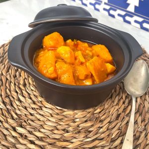 Papas guisadas con choco.